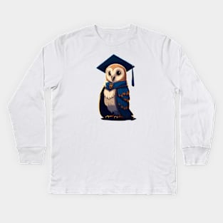 Barn Owl from Wizard School Kids Long Sleeve T-Shirt